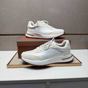 Zapatillas Deportivas Casuales Blancas para Correr, Zapatillas de Moda Antideslizantes para Hombre, Zapatillas Transpirables para Caminar - Product Image 4