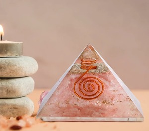 Bán buôn Rose Quartz tinh thể tự nhiên orgone năng lượng orgonite kim tự tháp chữa lành tình yêu mối quan hệ hạnh phúc làm sạch Hào Quang Trang trí nội thất - Product Image 5