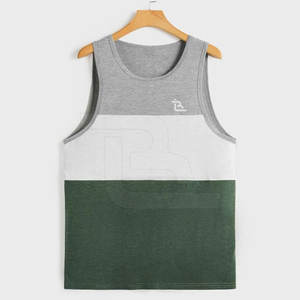 Débardeur d'été en toile respirante avec logo personnalisé en gros pour hommes gilets et gilets pour hommes vêtements de sport de conception OEM - Product Image 1