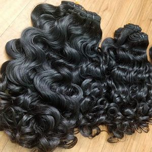 Tresses Brutes Bouclées en Vrac Cheveux Humains Vierges Indiens Fournisseurs Cheveux Humains en Vrac pour Tressage - Product Image 5