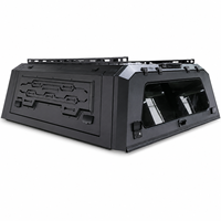 Capot de camion Ford F-150 en aluminium, 6,5 pieds, avec porte-bagages de toit et portes verrouillables