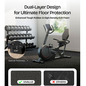 New Arrival Rubber <b>Interlocking</b> Gym <b>Tiles</b> Heavy Duty <b>Floor</b> Mats Rubber <b>Interlocking</b> Gym <b>Tiles</b> Easy Install With Strong Grip - Product Image 2