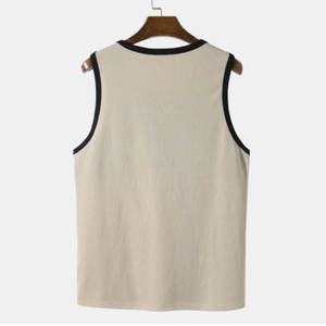 Camiseta sin Mangas con Capucha para Hombre, Ligera, Transpirable, de Secado Rápido, de Algodón/Fibra de Bambú, Prenda Superior para Adultos, Estilo Único, Superventas - Product Image 2