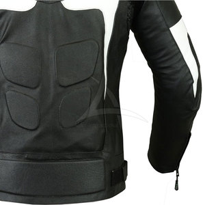 ผู้ผลิตจากปากีสถาน เสื้อแจ็คเก็ตมอเตอร์ไซค์หนังคุณภาพสูง ระบายอากาศได้ดี อุ่นสบายสำหรับฤดูหนาว แขนยาว ปรับแต่งได้ ราคาดีที่สุดสำหรับผู้ชาย - Product Image 4