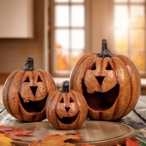 Support de citrouille en bois massif de style rustique de ferme pour la récolte d'automne Thanksgiving et halloween affichages extérieurs intérieurs - Product Image 2