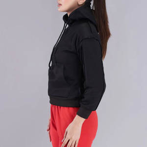 Sudaderas Cortas Personalizadas de Alta Calidad, Ropa Deportiva de Algodón para Mujer, Mangas Largas con Sudadera Moderna, Suave y Cómoda para Ropa Urbana - Product Image 4