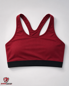 Women High <b>Support</b> Sports Bra Seamless <b>Crop</b> <b>Top</b> Racerback Scoop Neck Breathable Yoga Fitness Set Print/Solid Front Black Green - Product Image 5