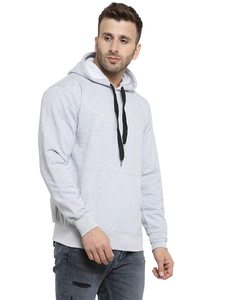 Sweat à capuche en polaire épais pour homme 2024 avec poche, imprimé personnalisé, 100% polyester, imperméable, coupe-vent, hiver - Product Image 5