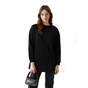High Quality Women <b>Rhinestone</b> Sweatshirt Wholesale Best Selling Price Women <b>Rhinestone</b> Sweatshirt For Online Sale - Product Image 1