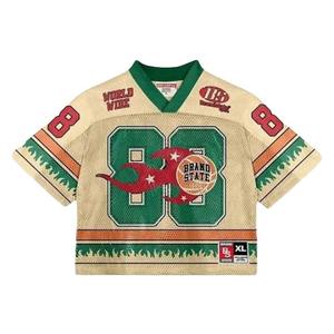 Streetwear Trendiges Atmungsaktives Sommer-Fußballtrikot Sublimationsdruck Design Logo Mesh-Shorts Antibakteriell Schnelltrocknend Unisex - Product Image 1