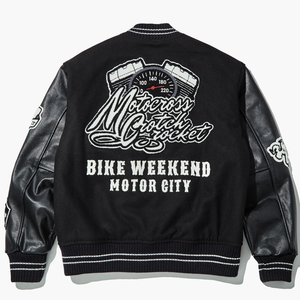 Chaqueta de Invierno de Anime Vintage con Logotipo Personalizado para Hombre, de Cuero Genuino, Mangas Largas, Diseño Sólido, Cuello Alto, Bordado - Product Image 4