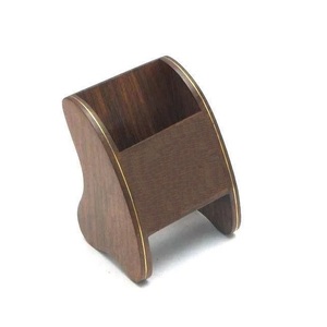 Wholesale Wood Docking Phone Accessory Display Stand Cell Phone Case Accessory Display <b>Rack</b> Mobile Phone Charger Stand - Product Image 2