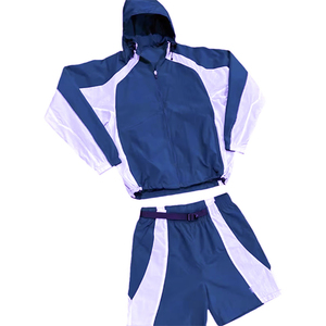 Vestes imperméables en nylon unisexe, pantalons de grande taille OEM pour l'entraînement de la saison d'automne - Product Image 1