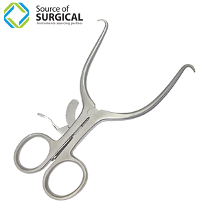 High Quality Source of Surgical Deep Galpi Retractor Instrument Set SOS-328436 Manual Stainless Steel Sharp Prongs Hospital Use - Product Image 4