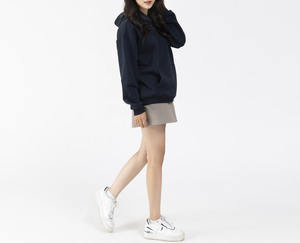 Sudaderas con capucha para mujer, lisas, de algodón 100%, tejido polar transpirable y cómodo, precio al por mayor - Product Image 4