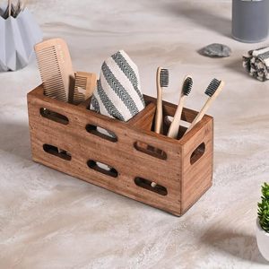 ที่ใส่ช้อนส้อมลายไม้ธรรมชาติ ราคาประหยัด สำหรับใช้ในครัวทุกวัน เป็นมิตรกับสิ่งแวดล้อม - Product Image 2