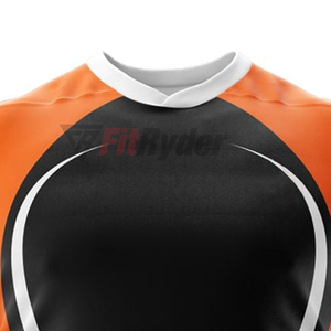 Maillot de sport unisexe de rugby de qualité supérieure, séchage rapide, respirant, anti-UV, grandes tailles, conception de logo personnalisé, impression par sublimation - Product Image 6