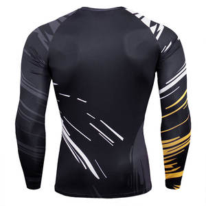 Traje de Gimnasio de Compresión para Hombre, de Secado Rápido, Transpirable y Cómodo, para Correr, Entrenamiento, Ropa Deportiva, MMA, Diseño de Color Personalizado, 100% - Product Image 3