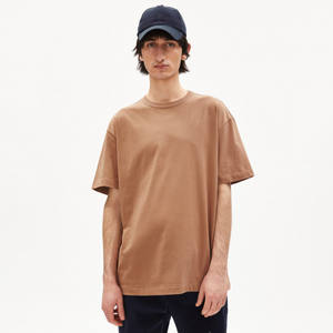 T-shirts surdimensionnés pour hommes filles vente en gros pour Pima coton chanvre 240 grammes coupe ample T-Drop épaule impression gaufrée personnalisée garçons - Product Image 4