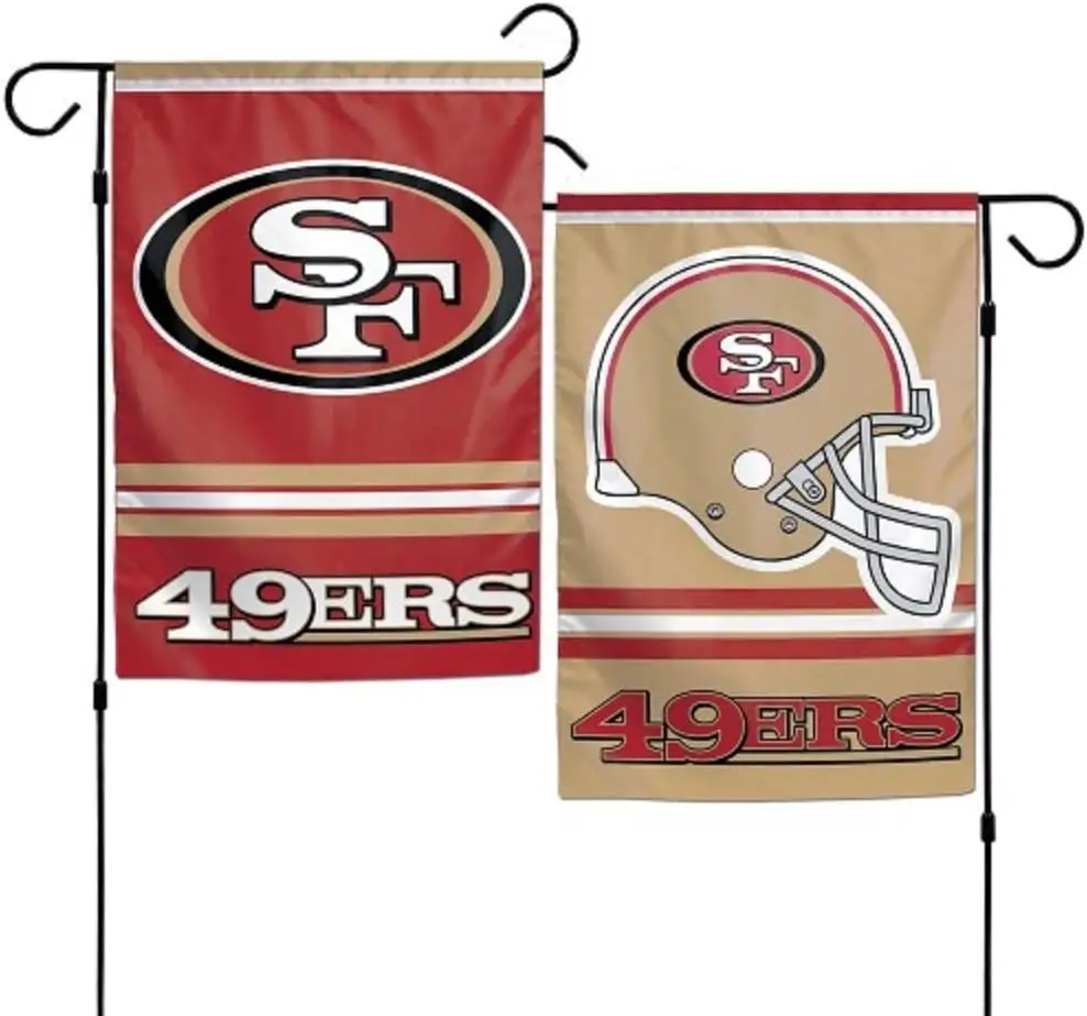 NFL Fast Delivery custom 3x5 ft 100% Polyester Sports team Flags San Francisco 49ers Garden Flag