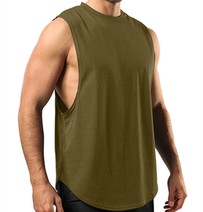 Débardeurs pour hommes de qualité supérieure à prix avantageux, en coton, à séchage rapide, respirants, débardeurs de sport pour hommes, vente en gros - Product Image 1