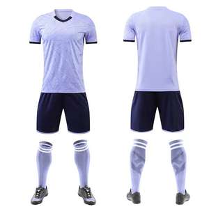 Maßgeschneiderte Fußball-Trikots Schnelltrocknende Fußballbekleidung Fußball-Uniformen Set für Teams und Sublimations- und Siebdruck Großhandel - Product Image 2