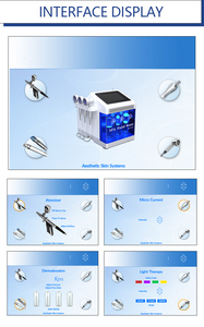 Appareil facial multifonctionnel 7 en 1 à l'eau oxygénée, rajeunissement de la peau, nettoyage du visage, resserrement de la peau, équipement de microdermabrasion - Product Image 4