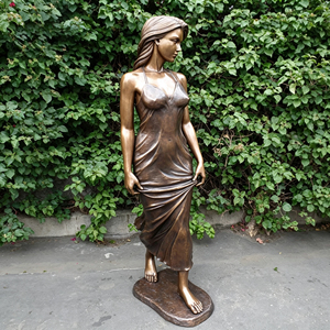 Statue Moderne Réaliste en Bronze Coulé à la Cire Perdus, Taille Réelle, Personnalisée, pour Jardin Extérieur, Art et Cadeau - Product Image 5