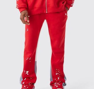 Chándal de gran tamaño 2025 de calidad superior para hombre, conjunto de sudadera con cremallera y capucha, chándal en blanco, chándal para correr para hombre - Product Image 2