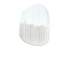 <b>Irregular</b> <b>Mirror</b> for Wall Asymmetrical Cloud <b>Mirror</b> Custom Home Decor Round Macrame Hanging Wall Decorative <b>Mirror</b> with Boho Fr - Product Image 1