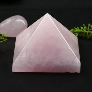 Pirámide de Cuarzo Rosa Feng Shui para Sanación con Reiki, Corrección de Vastu y Grid de Sanación - Product Image 3