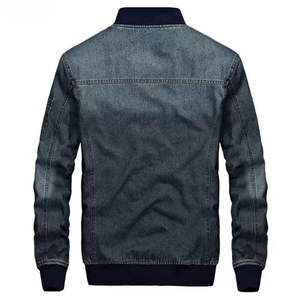 Chaquetas Vaqueras para Hombre, Personalizadas OEM, Estilo Urbano, Manga Regular, Botones, Bolsillos, Tallas Grandes, 100% Algodón - Product Image 3