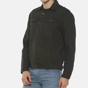 Veste en jean pour homme, couleur unie, décontractée, streetwear, nouvelle mode, confortable, veste d'hiver pour homme, par Wearspot International - Product Image 5