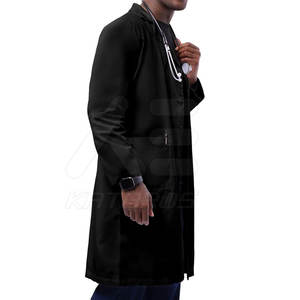 Bata de Laboratorio Personalizada con Etiqueta Privada, MOQ Bajo, Alta Calidad, 100% Algodón, Servicio OEM, Fabricada en Fábrica, Unisex, para Uso Hospitalario - Product Image 4