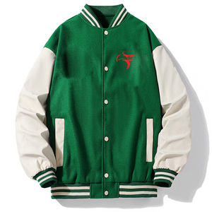 Custom Made logo Design Men Varsity Jacket-Wholesale Fashionable Winter Wool Varsity Jackets - Product Image 3
