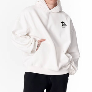 Sweat à capuche surdimensionné robuste et durable pour hommes, coupe ample, vêtements streetwear, design personnalisé, vente en gros - Product Image 2