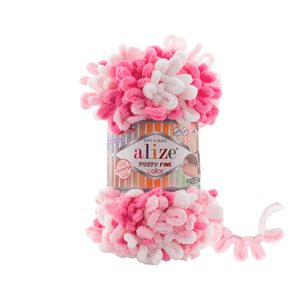 Alize Puffy Fine Color 6383 Premium <b>Fancy</b> <b>Yarn</b> Product - Product Image 1