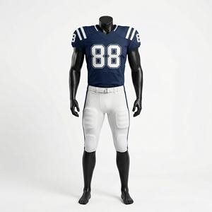 ชุดยูนิฟอร์มอเมริกันฟุตบอลแบบมืออาชีพ |   เสื้อฟุตบอลโลโก้แบบกำหนดเอง |   ขายส่งจำนวนมาก |   ผู้ผลิตชุดฟุตบอลสหรัฐอเมริกา - Product Image 5