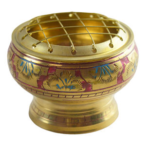 Fully Metal Design <b>Incense</b> Burner Silver Colored Finishing Indoor Decor For Natural Fragrance Design <b>Incense</b> Holders - Product Image 5