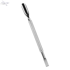 High Quality Customized Manicure & Pedicure Set Double-Head Nail Cuticle Pusher & Foot Rasp Stainless Steel - Product Image 6