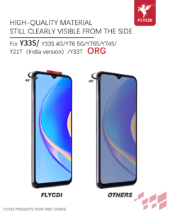 Flycdi điện thoại di động màn hình cho Vivo y33s y76s y74s y21t y33t bán buôn tùy chỉnh điện thoại thông minh cảm ứng - Product Image 6