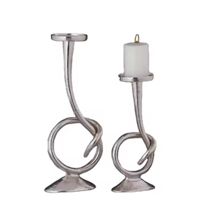 Home Decorative Metal Candle Holder Attractive Style <b>Table</b> Top Decoration Aluminum Candle Votive Stands for Christmas Decoration - Product Image 2