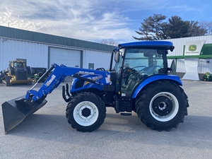 รถแทรกเตอร์มือสอง WorkMaster 75  45 แรงม้า เครื่องยนต์ Kubota สีฟ้า พร้อมที่ตักด้านหน้า ขาย - Product Image 6