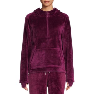<b>Women's</b> Winter Velour <b>Sweatshirt</b> Pullover Hoodie Breathable Streetwear <b>Long</b> Sleeve Jogging Sport Wear Casual Style Plus Front - Product Image 4