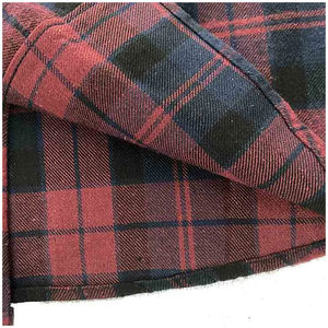 Etiquetas personalizadas para el cuello, Parche gráfico DRIPPING, Camisas a cuadros 100% algodón, Compra al por mayor, Sobrecamisas de streetwear, Chaqueta de franela de tallas grandes y altas - Product Image 6