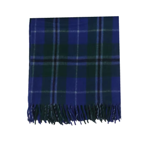 Manta de lana azul Douglas, calidad superior y durabilidad, precio asequible, manta suave - Product Image 6