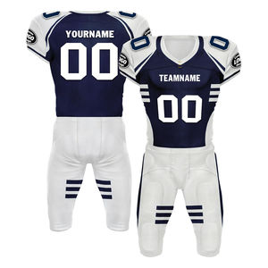 Uniforme de football américain de haute qualité, équipes, style sublimation, maillot cousu, respirant, taille adulte, ensemble d'entraînement pour les jeunes des États-Unis - Product Image 1