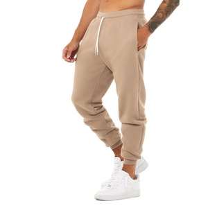 Pantalon de jogging en molleton uni unisexe couleur Tan, pantalon de jogging personnalisé pour homme, molleton le plus doux, poches latérales - Product Image 1