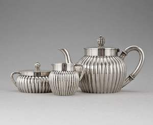 Service à thé et café de qualité supérieure, pots de service, vaisselle de table en métal argenté, ustensiles de cuisine pour la maison, théières - Product Image 1