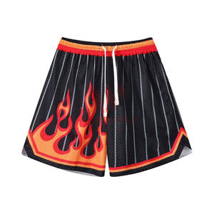 Pantalones Cortos de Baloncesto Unisex de Secado Rápido de Alta Calidad, Transpirables, de Malla Personalizada, Ropa Deportiva Ligera, Talla Grande - Product Image 1